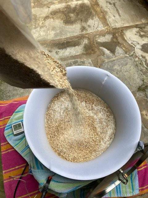 Adding Malt to mash with BIAB